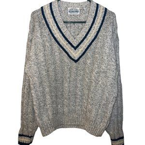 Vintage Britches Great Outdoors Wool Cricket Sweater (Size M, Made in Hong Kong)